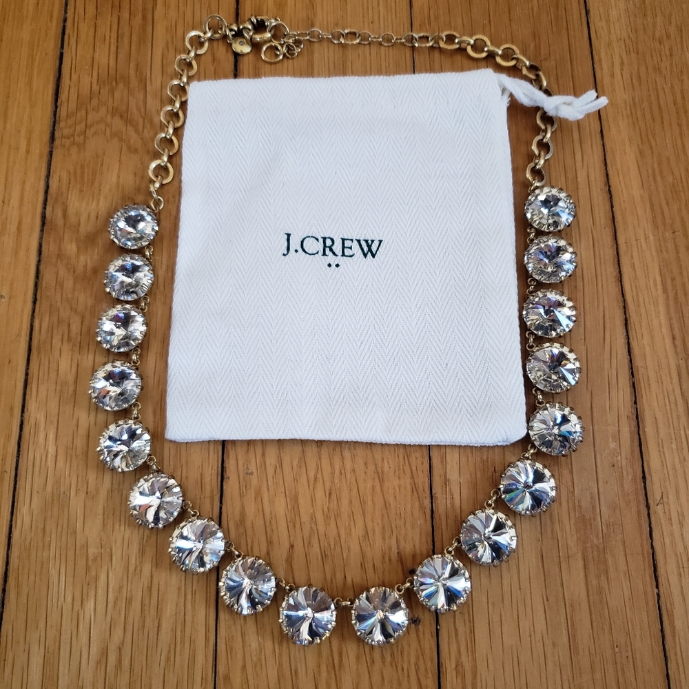 J. Crew Crystal Venus Flytrap Necklace